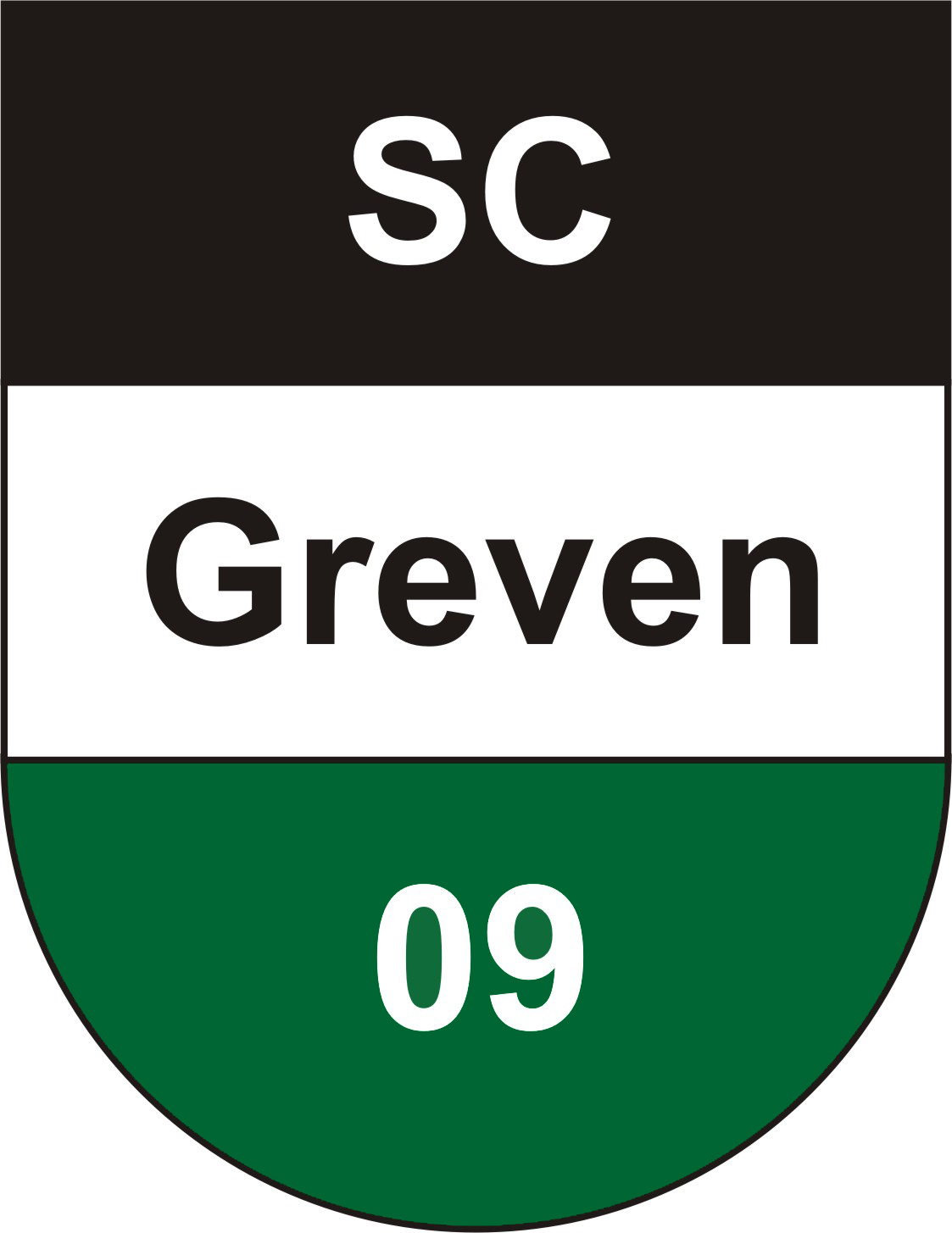 3er Set Aufkleber SC Greven 09